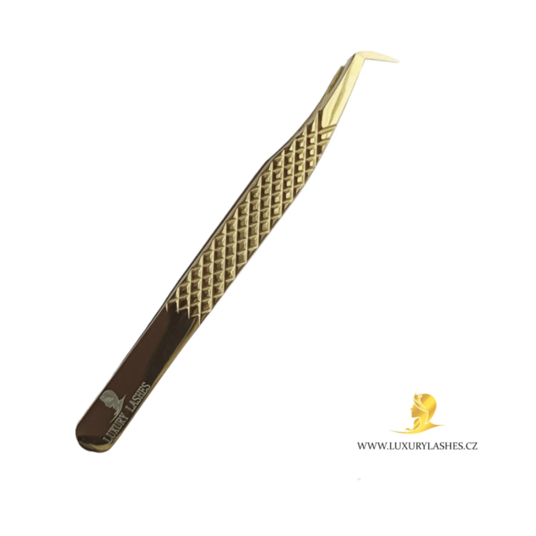 Profesionální Luxury Lashes Pinzeta Volume č. 8